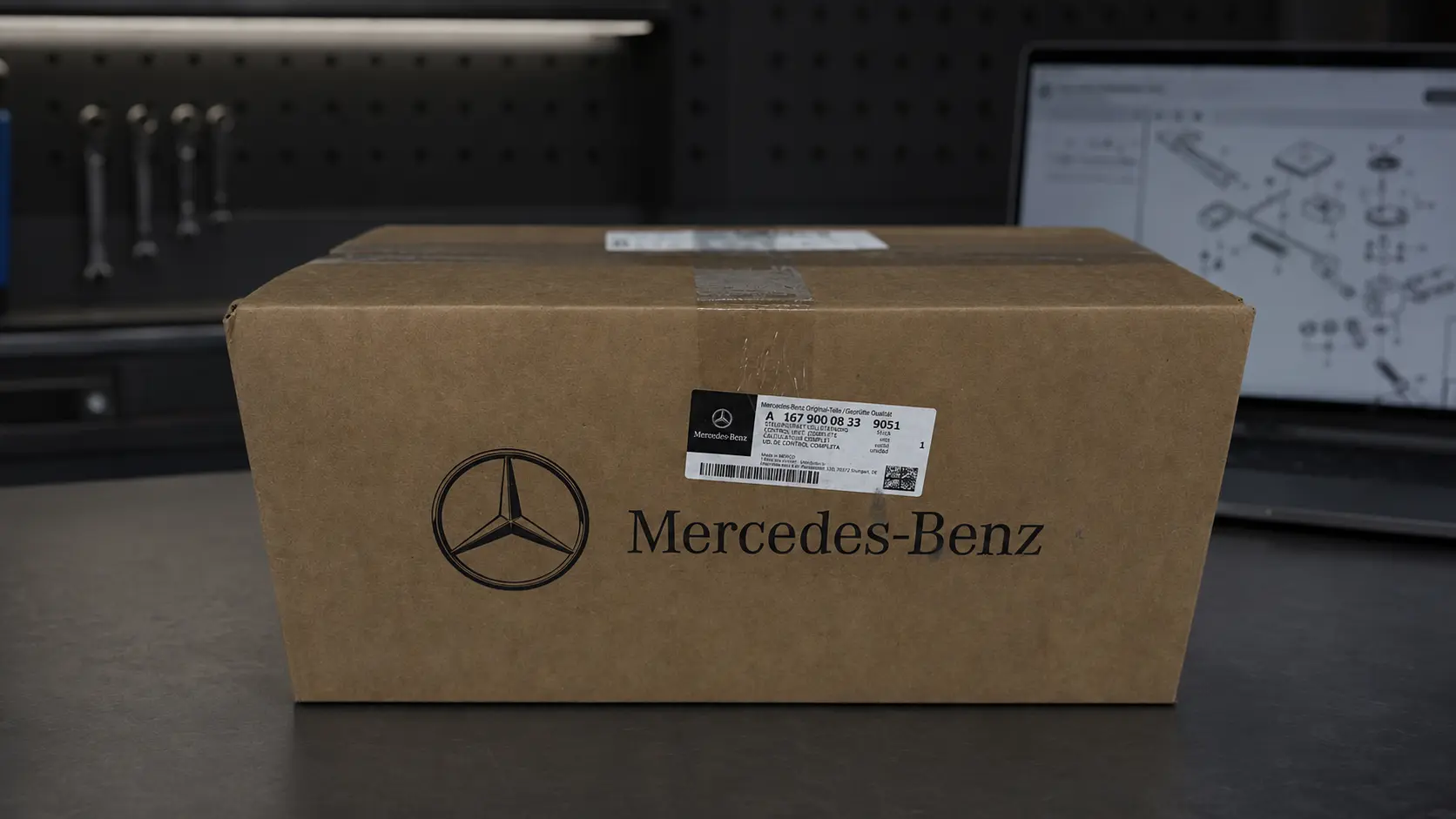 Mercedes-Benz Originalteil, anhand der VIN ausgewählt
